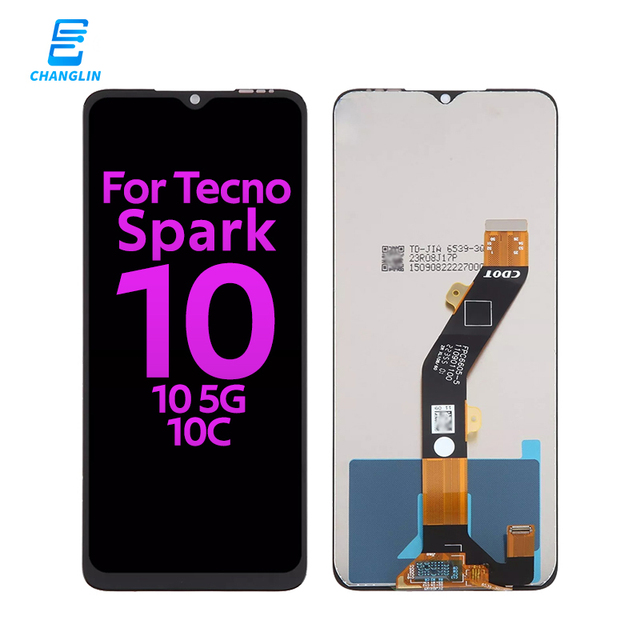 Mobile Phone Lcds Display Screen for Tecno Spark 10 Ki5n Ki5q Spark 10 5G Ki8 Spark 10C Ki5k Spark10C Ki5m Pantalla De Celulares