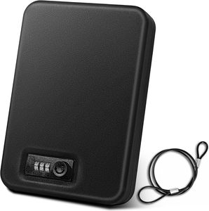 Caja de Seguridad Portátil Pequeña para Llaves, Pistola, etc., Anti-robo, Metálica, Anti-caídas, para el Hogar - Product Image 6