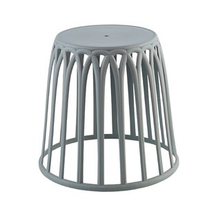 Escritorio y taburete de té de plástico redondo versátil de arte nórdico de diseño creativo para habitación de apartamento pequeño esquina jardín al aire libre - Product Image 6