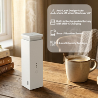 Diffuseur d'arômes portable USB en plastique à technologie avancée pour voiture, diffuseur d'arômes sans eau à capteur de vibration, garantie 1 an (version française)