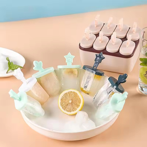 Kem Khuôn Cho Hộ Gia Đình Sử Dụng Làm Popsicles Ice Cream Cubes Tự Chế Trẻ Em Cấp Thực Phẩm Hộp Nước Đá Khuôn - Product Image 4
