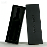 Caja Personalizada para Botellas, Caja con Tapa y Base para Vino, Champán y Licores de Lujo, Empaque para Regalo