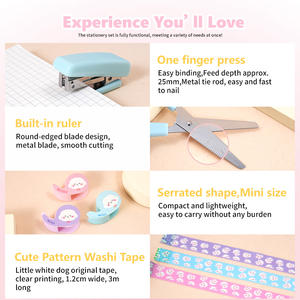 Set de Papelería Escolar con Temática de Perrito Blanco - Kit de Suministros de Oficina <span class=keywords><strong>para</strong></span> Niños - Product Image 5