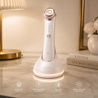 Appareil d'électrothérapie personnalisé, masseur facial EMS multifonctionnel pour les soins du visage à domicile