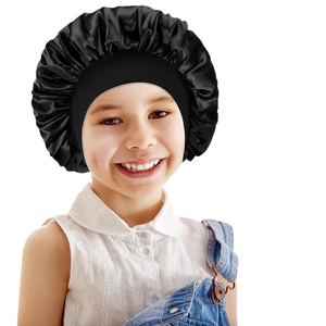 Bonnet de nuit unisexe en satin tie-dye pour enfants, style européen et américain, élastique, toutes saisons, 48-50 cm, vente chaude transfrontalière ET01 - Product Image 5