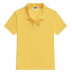 Seragam Anak Sekolah Polo Shirt Lengan Pendek Katun Organik Kaos Anak Laki-laki Grosir Fancy Anak Kaos Polo