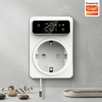 Thermostat de type prise série TP4W utilisé pour les contrôleurs de température d'appartement, petits thermostats en PC ignifuge