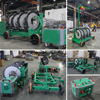 Machine de soudage par fusion bout à bout hydraulique 315-630 mm avec grue électrique sur remorque tout-terrain remorquable