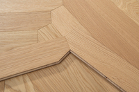 Plancher d'ingénieur de haute qualité, entretien facile, bois dur d'acajou blanc utilisé à l'intérieur, bois pour salon