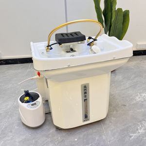 2025 Sober New Design Mobile <b>Shampoo</b> Bowl Adjustable Height Back Washing Hair Bowl <b>Shampoo</b> Basin Hair Sink - Product Image 3