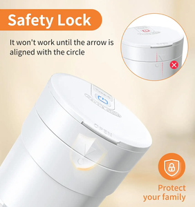 2025 New xu hướng sản phẩm 6 Blades Thiết kế di động máy xay sinh tố Mini Máy ép trái cây điện USB Smoothie Máy xay cầm tay với rơm - Product Image 4