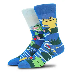 Frog Funny Socks For Men & Women Gifts Golfing Hunting Camping Hiking Skiing Reading Sports and more