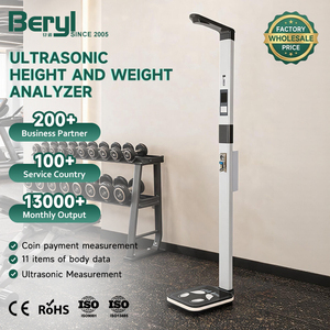 Balance intelligente à commande vocale par ultrasons pour la mesure de la taille et du poids, machine de contrôle de santé, pèse-personne pour la mesure de la graisse corporelle BYH08D Smar - Product Image 4