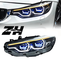 Producto Más Vendido: Faros Delanteros LED de Doble Lente Modificados Estilo Cuchara para BMW Serie 4 F32, Conjunto de Faros