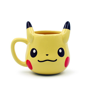 Tasses en céramique d'anime japonais soigneusement sélectionnées pour enfants et filles, motifs mignons de <span class=keywords><strong>Pikachu</strong></span> et Pok, tasses à eau, Quanzhou, Fujian - Product Image 5