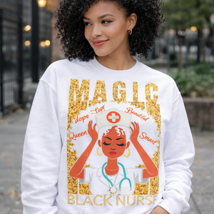 Transferencia Térmica DTF Personalizada para Camisetas con Diseño del Mes de la Historia Negra, con Pedrería 3D, Estilo Black Girl Magic, Letras Juneteenth - Product Image 6