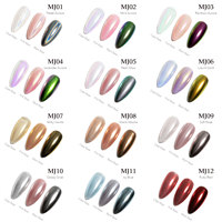 Poudre métallique chromée haute pureté CANNI pour la décoration des ongles, effet miroir, pigment métallique, poudre chromée avec couche de finition