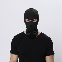 En gros Mode Baclava Casque Chapeaux Logo Personnalisé Moto Ski Masque 2 Trous Deux Tactique Full Face Balaclava