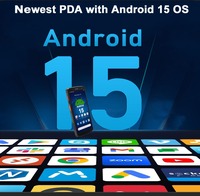 PDA portable robuste Android 15 GMS 4G LTE WIFI GPS NFC RFID Lecteur de codes-barres 2D Collecteur de données