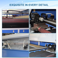 Machine de découpe laser CO2 automatique pour tissu, cuir, acrylique, bois et matériaux non métalliques