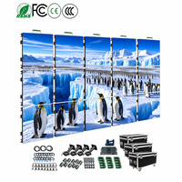 500x500mm LED Ekran Video Duvarı P2.6 P2.9 P3.91 Anahtar Teslim Komple Sistem Sahne Arkası Canlı Gösteri Ekranı