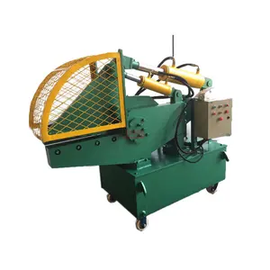 Mesin granulator pencukur buaya kualitas tinggi, peralatan pemotong logam pemisah pelet plastik buaya untuk halaman sampah