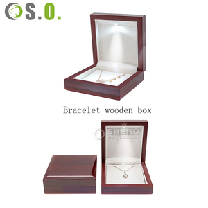 Caja de Regalo de Madera Sólida de Lujo Exquisita de Alta Gama Shero para Joyería de Oro, Color y Tamaño Personalizables para Exhibición al por Mayor y al Detal - Product Image 3