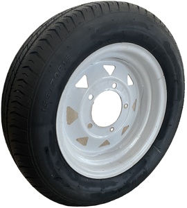 Neumático <span class=keywords><strong>para</strong></span> <span class=keywords><strong>Remolque</strong></span> 155/70 <span class=keywords><strong>R13</strong></span>, Neumático SIN CÁMARA <span class=keywords><strong>para</strong></span> Hormigonera 165/70R13, Juego - Product Image 1