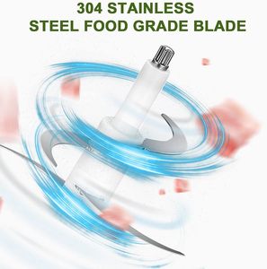 Hachoir Électrique en Verre pour Légumes et Viandes 1000W 2L 3L - Product Image 2