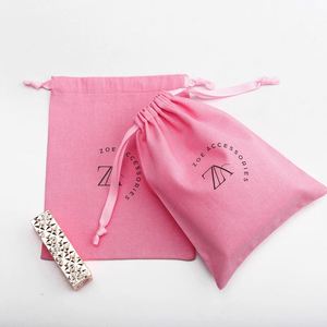 Sac de rangement en coton et lin personnalisé avec cordon de serrage pour cadeaux d'Halloween, emballage de bonbons, pochette cadeau de luxe anti-poussière en coton - Product Image 5