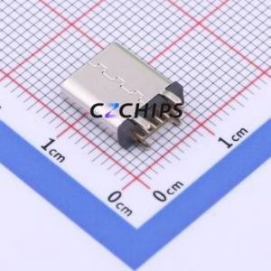 MC-801D-H100 USB Connector Through hole Component (THT) Connector Type-C USB 3.1 Female Through Hole - Product Image 2