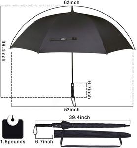 Parapluie classique de marque, imperméable, avec cadre robuste, parapluies de golf pour la pluie, OEM avec logo - Product Image 4