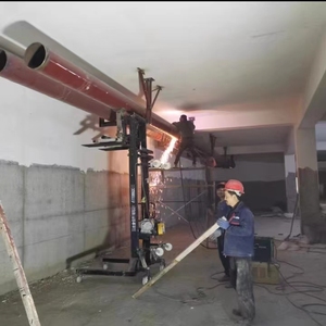 इस्पात निर्माण और तार रस्सी के साथ पेशेवर इलेक्ट्रिक फायर पाइप लिफ्ट स्टेकर नया - Product Image 2