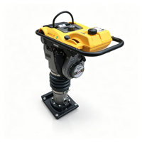 Pilon compacteur à bras articulé en fonte 7,5 CV 80 kg pour gravier et sol