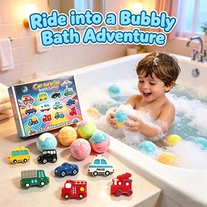 Jouets de <span class=keywords><strong>bain</strong></span>, ensemble de bombes de <span class=keywords><strong>bain</strong></span> surprise en forme de voiture, <span class=keywords><strong>12</strong></span> pièces, 60 g, bombes de <span class=keywords><strong>bain</strong></span> parfumées avec des jouets de véhicules à l'intérieur, meilleur cadeau <span class=keywords><strong>pour</strong></span> les enfants, les garçons et les filles - Product Image 1
