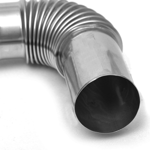 Extension de tuyau de foyer à bois massif, <span class=keywords><strong>Tube</strong></span> droit en acier inoxydable avec coude - Product Image 6