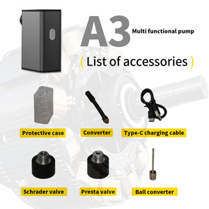 Mini pompe à air électrique pour vélo, moteur sans balais, gonfleur de pneus portable pour vélo, gonflage rapide - Product Image 6