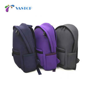 Waterproof <strong>Backpack</strong> with Zipper - Lightweight Neoprene Travel Rucksack for Gym, Hiking &amp; Daily Use - Product Image 5