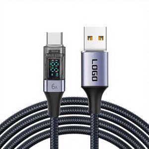 Cable de Carga Rápida USB-A a Tipo-C de 100W y 6A con Malla de Nailon para Teléfono Móvil - Product Image 4