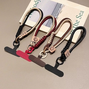 สายคล้องโทรศัพท์แบบสั้น สายถักแบบเชือก พร้อมจี้รู<span class=keywords><strong>ป</strong></span>หัวใจ <span class=keywords><strong>ป</strong></span>้องกันการสูญหาย สายไนลอนหลากสี พร้อมแถบผ้า - Product Image 3
