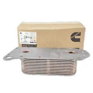 Excavator engine oil cooler core 3974815 Original DCEC radiator chip 6D114 Diesel engine oil cooler PC360-7 PC300-8 PC350-8MO