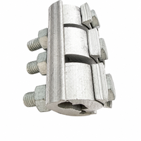 RUIPENG C22-95 IET Serre-câble en alliage d'aluminium à trois boulons à rainures parallèles IP20 16-120mm pour connexion de câbles et raccordement électrique