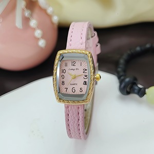 <span class=keywords><strong>Orologio</strong></span> <span class=keywords><strong>da</strong></span> Donna Dorato di Tendenza, 7 Colori, Quadrante Rettangolare, Cinturino in Pelle Testurizzata, Lussuoso <span class=keywords><strong>Orologio</strong></span> <span class=keywords><strong>da</strong></span> <span class=keywords><strong>Polso</strong></span> per l'Africa - Product Image 3