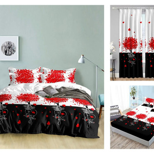 Bộ Ga Giường Rèm Vải <span class=keywords><strong>Polyester</strong></span> Giá Rẻ Bộ Ga Trải Giường Bộ Ga Trải Giường Sang Trọng 6 Cái 8 Cái 10 Cái 12 Cái - Product Image 3