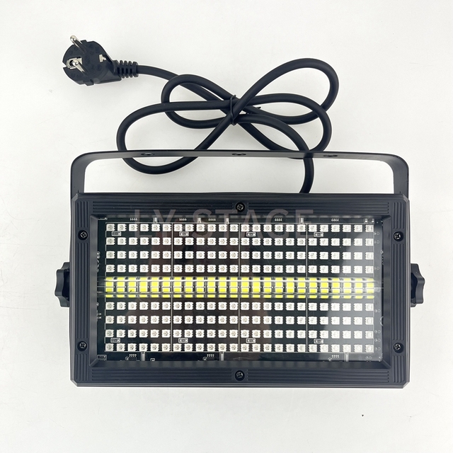 60W Mini LED Strobe - 48W+288C LEDs, DMX, 48-Partition Super Bright Dj Lighting
