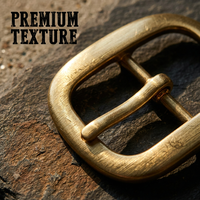 Boucle de ceinture à ardillon en alliage de zinc de marque FR, finition brossée, détection par aiguille, robuste, style western, pour accessoires de sangle - Vente chaude