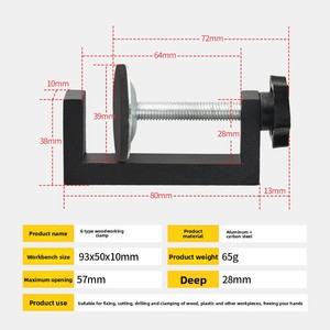 Xách tay g-<span class=keywords><strong>c</strong></span>-y-f-loại thép không gỉ chế biến gỗ kẹp mạnh mẽ nhanh chóng khóa kết nối hệ thống đo lường số liệu mới đượ<span class=keywords><strong>c</strong></span> <span class=keywords><strong>c</strong></span>ải thiện - Product Image 6