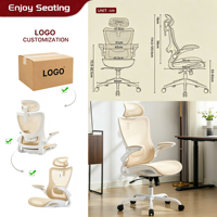 Chaise de bureau ergonomique pivotante en maille, best-seller, confortable, moderne, de luxe, pour cadres, chaises de patron