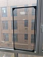 XFD Moustiquaire de fenêtre pliable en fibre de verre à bords renforcés, directement de l'usine, installation facile, OEM, taille personnalisée, commande en gros