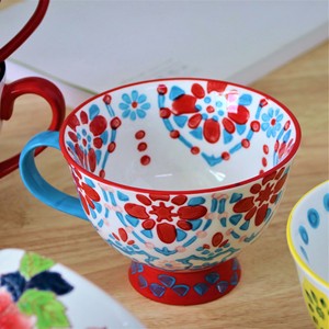 Mug à café vintage américain en céramique peint à la main, style pastoral, pour le petit-déjeuner - Product Image 3